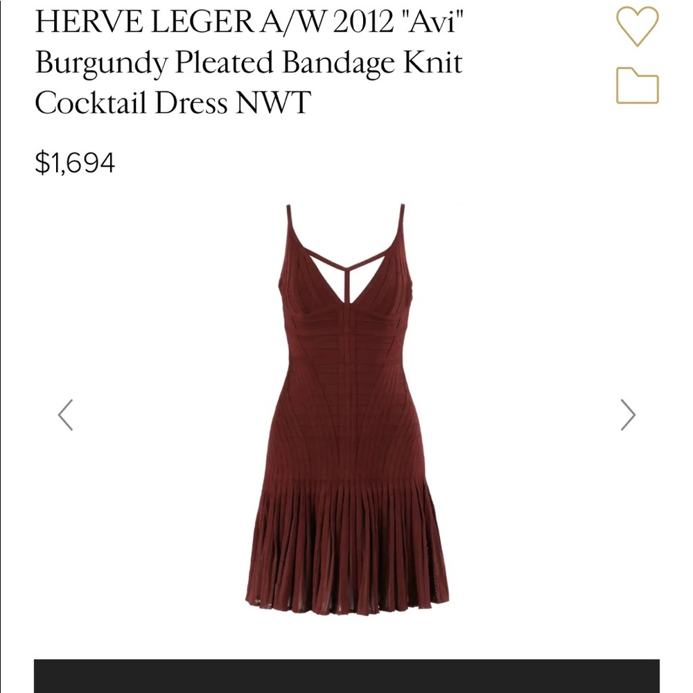 Runway Herve Leger Dress! ALL MUST GO!